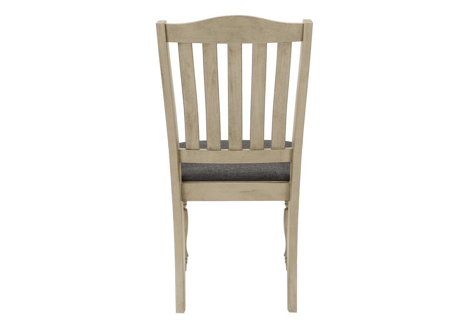 Monarch Specialties Chaise De Salle À Manger, 39 Pouces De Hauteur, Ensemble De 2, Rembourré, Salle À Manger, Cuisine, Coté, Gris Antique, Tissu Gris, Pieds En Bois, Transitionnel