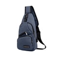 thumbnail image 1 of Bdday Messenger Bag Strap Bag Crossbody Backpack with Usb Hole with Headphone Hole Strap Backpack Hiking Backpack Multipurpose Crossbody Chest Bag Makeup Bag Small, 1 of 6