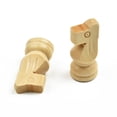 thumbnail image 3 of 32pcs Wooden Carved Chess Pieces Hand Crafted Set 65mm King Size Toys Chess Game, 3 of 12