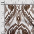 thumbnail image 1 of oneOone Georgette Viscose Fabric Ogee Ikat Printed Fabric 1 Yard 42 Inch Wide, 1 of 1