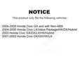 thumbnail image 2 of Kugel Rear Wheel Bearing Hub Assembly 70-512174 for Car Honda Civic, 2 of 11