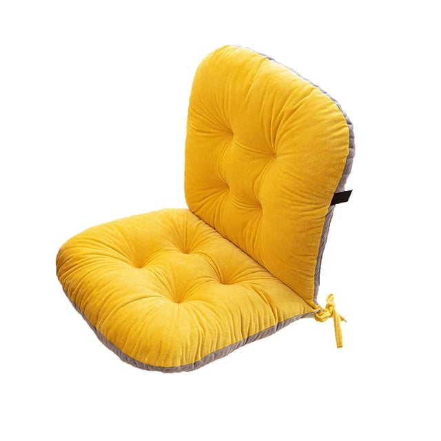 Cushion Seat Pad for Home Dining Room Soft Removable Cover High Back Desk Chair Cushion with Ties Non Rocking Chair Comfort