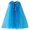 thumbnail image 1 of Rainbow Summer Cape Cloak for Girl Princess, 1 of 5