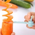 thumbnail image 2 of Spiral Cutting Machine Steel Spiral Cutter For Veggies Portable And Creativity Cucumber Carrot Potato Slicer Cutter Manual Kitchen， Manual Flower Shaping & Vegetable/Fruit Slicing Fruit Fresh for, 2 of 9