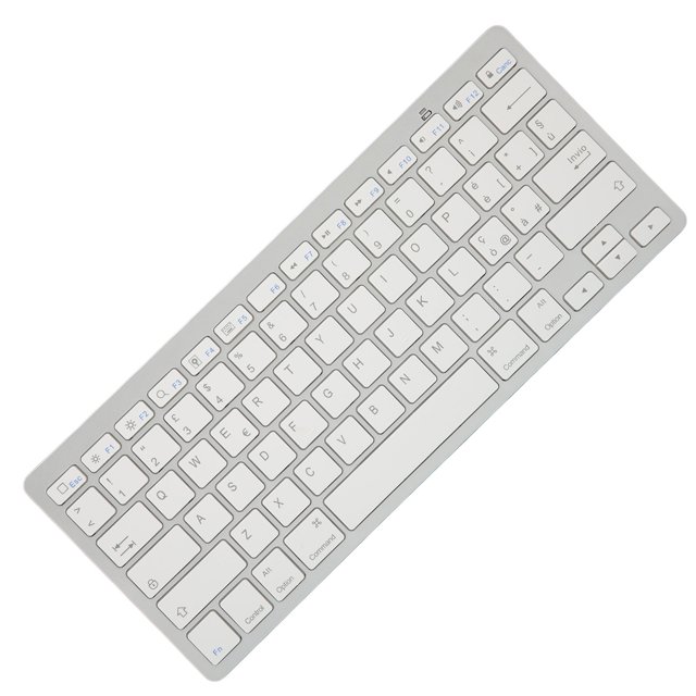 Clavier, Clavier Portable Ultramince à 78 Touches, Claviers d'Ordinateur Blancs Multilingues, pour, pour OS X, pour