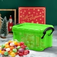 thumbnail image 4 of Yhmxh Closet Organizers and Storage Candy Color Mini Storage Box Transparent Storage Box 0.14 Liters Small Glove Box Cute Lock Jewelry Box Mini Storage, 4 of 6
