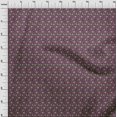 thumbnail image 4 of oneOone Polyester Spandex Purple Fabric Floral Craft Projects Decor Fabric Printed By The Yard 56 Inch Wide, 4 of 5