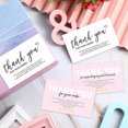 thumbnail image 2 of CSChome Cartes de Remerciement 30 Pcs Notes de Remerciement Roses Imprimées Recto Unique pour Cadeau de Mariage, Baby Shower, Affaires, Remise de Diplôme, 2 of 7