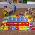 thumbnail image 3 of KC Cubs Playtime Collection ABC Alphabet, Numbers and Shapes Educational Learning & Game Area Rug Carpet for Kids and Children Bedrooms and Playroom, 3 of 9
