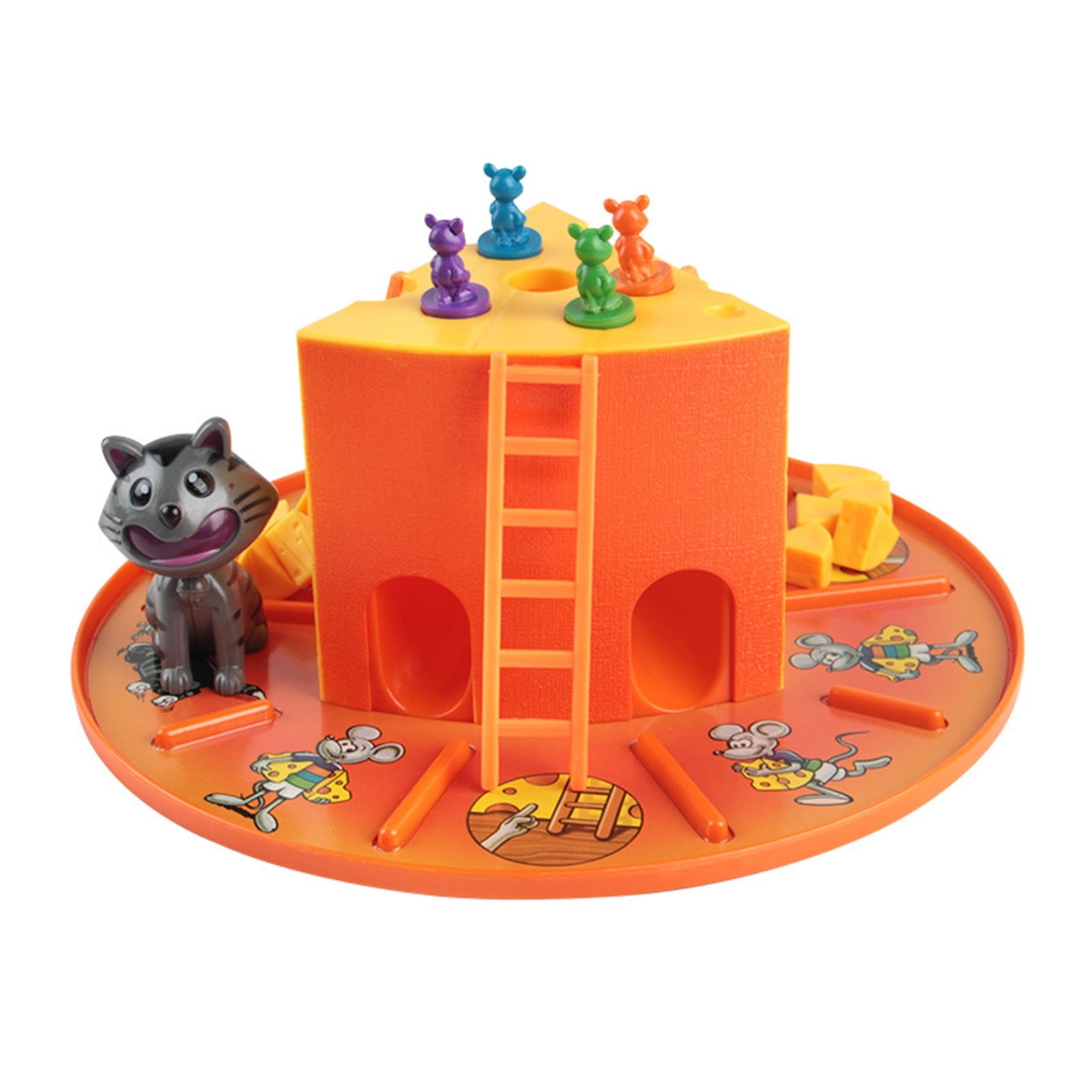MVRLSH Clearance! Little Cat And Cheese Game Kid’s Interaction Cat 3D Board Game Great For Boys And Girls