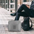 thumbnail image 3 of Waterproof Travel Bag Portable Luggage Handbag with Large Capacity (Gray), 3 of 9