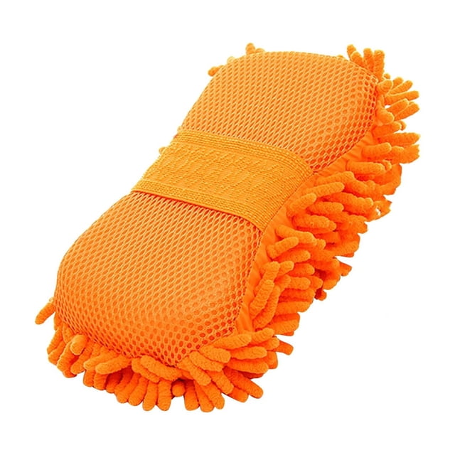 Fesfesfes Microfiber Car Wash Sponge-Non Scratch Sponges-Two Sided Microfiber Wash Sponge-Microfiber Wash Mitt for Cars Great for Everyday Cleaning
