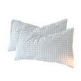 thumbnail image 2 of Pillowcases Standard Size Set Of 2 Washed Cottons Decorative Pillowcases, 2 of 6