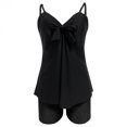 thumbnail image 2 of Pisexur Women Tankini Swimsuits with Boy Shorts Ladies Tummy Control Two Piece Bathing Suits Ruffle Swim Tank Top Swimwear - Swimsuit for Women Two Piece, 2 of 5