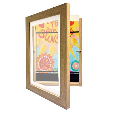 Decorative Photo Frame,Children's Art Wooden Frame Art Wooden Frame Kids Art Picture Frame Built for the Future