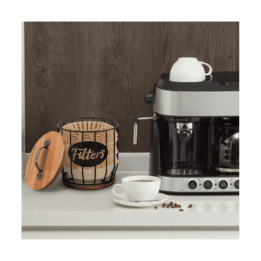 Porte-filtre à Café pour Accessoires de Café-Bar Beau Filtre à Café Conteneur de Stockage et Distributeur