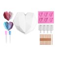 thumbnail image 3 of 114pcs/set Chocolate Baking Mold Set DIY Mold Set Dessert Silicone Baking Mold Set Silicone Ice Cream Maker Set Kitchen Dessert Mould Kit, 3 of 9