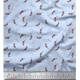 thumbnail image 1 of Soimoi Blue polyester Crepe Fabric Fabric Prints By Yard 52 Inch Wide, 1 of 3