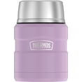 thumbnail image 1 of Thermos Vacuum Insulated Stainless Steel 16 oz Food Jar with Folding Spoon, Lavender, 1 of 5
