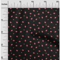 thumbnail image 1 of oneOone Georgette Viscose Fabric Dot & Chinese Hand Fan Fashion Printed Craft Fabric BTY 42 Inch Wide, 1 of 4