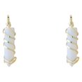 thumbnail image 1 of yingyy Wire Wrapped Charm Hanging Pendant Colorful Exquisite Crystal Crafting Necklace Keychains Earrings Accessories White 2Set, 1 of 6