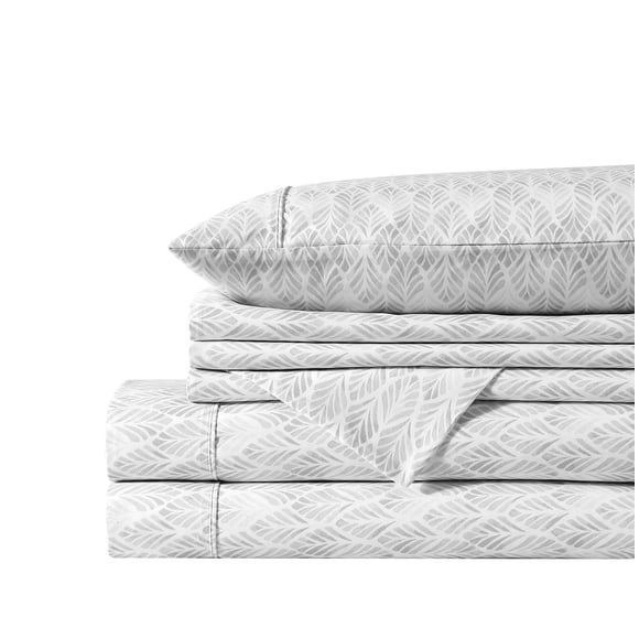 SOCIAL STANDARD by sanctuary 6 Piece Sheet Set, Recycled Microfiber, Wrinkle Resistant, Eco Friendly and Easy Care