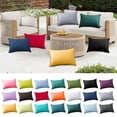 thumbnail image 1 of Bowayaoa Waterproof Outdoor Pillow Cover Rectangle 30x50cm, Modern Solid Color Cushion Protector for Patio Furniture, Pool, Garden Chair - Weather Resistant, Easy Clean, Backrest Pillowcase, 1 of 1