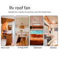 thumbnail image 4 of Ventilateur de Ventilation Solaire pour RV avec Ventilateur pour RV, Marine, Abri, Remorque, 4 of 7