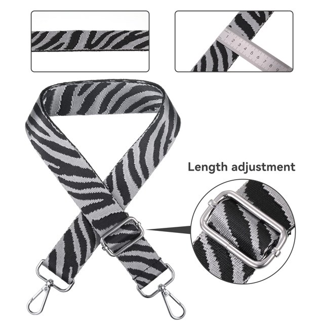 Unatoiry Sangle Réglable Bandoulière Anti-Rayures et Résistante aux Déchirures Sangle de Remplacement Gris 1Set