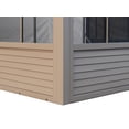 thumbnail image 2 of Gazebo Penguin Florence Ajouter Une Pièce avec Toit Métal 10 ft. x 12 ft. en Sable, 2 of 9