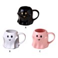 thumbnail image 4 of Maytalsory Ghosts Ceramic Coffee Mug For Halloween And Christmas Gifts Christmas Gift For Coffee Lover Family pink, 4 of 6