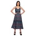 thumbnail image 1 of Moomaya Robe Maxi Sans Manches à Bretelles Spaghetti Ajustables pour Femmes Grande Taille, 1 of 6