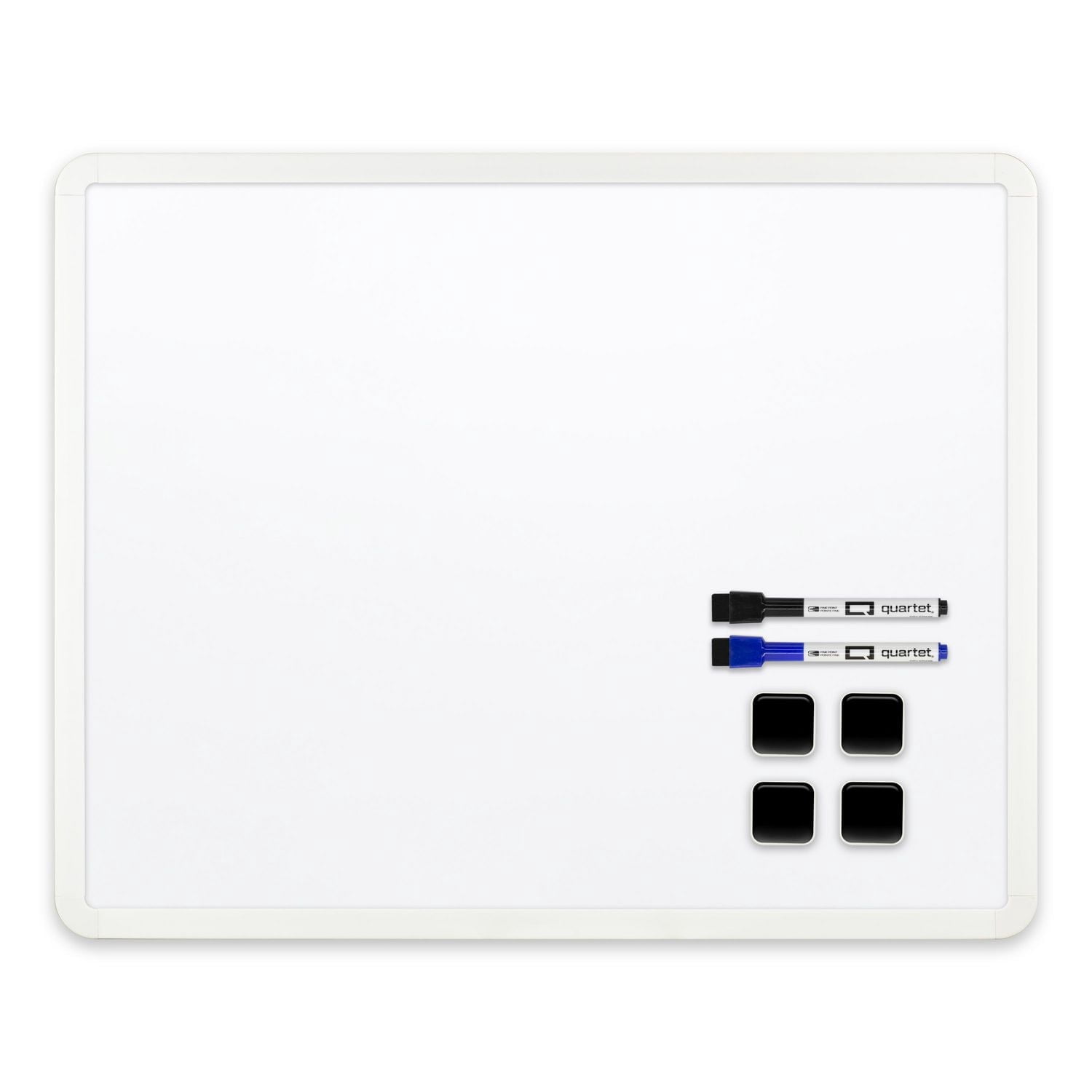 Quartet Magnetic Dry-Erase Board Value Pack, Plastic Frame, Whiteboard, 20” x 16”