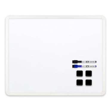 Quartet Magnetic Dry-Erase Board Value Pack, Plastic Frame, Whiteboard, 20” x 16”