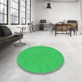 thumbnail image 4 of Ahgly Company Tapis Rectangulaire Lavable en Machine Intérieur Transitionnel Vert Lime, 7 Pieds x 10 Pieds, 4 of 7