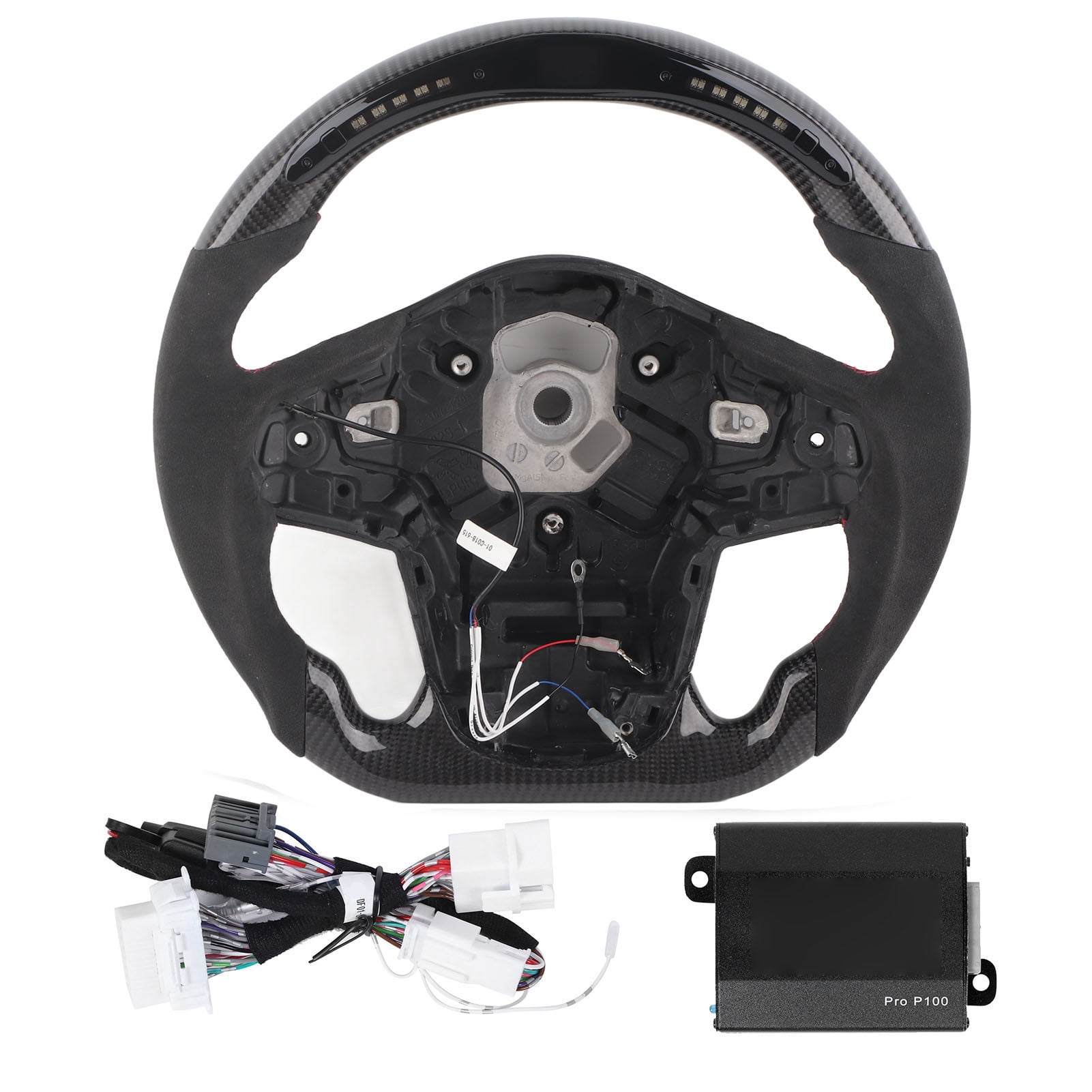 Carbon Fiber LED Shift Lights Display Steering Wheel Replacement For GR Supra A90 2020?2022