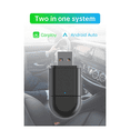 thumbnail image 2 of 2-in-1 Wireless Carplay Android Auto Adapter Smart AI Box Dongle Support USB&Type-C Wired to Wireless Adapter, 2 of 7