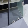 thumbnail image 3 of Shower Door Bottom Guide Shower Door Glass Door Roller Slider for 5-14mm Thick Glass, 3 of 5