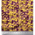 thumbnail image 1 of Soimoi Tissu Viscose Georgette Rayé & Imprimé Floral au Mètre 42 Pouces de Large, 1 of 3