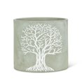 thumbnail image 1 of Abbott Collections AB-27-WISDOM-LG 6.5 in. Tree of Life Planter, Grey - Large, 1 of 3