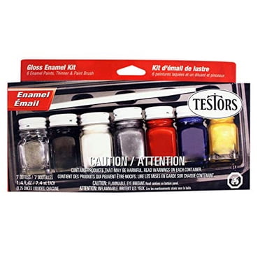 Testors Enamel Paint Set, 9115X, Gloss
