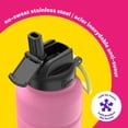 thumbnail image 3 of Bouteille d’eau en acier inoxydable Trailblazer bubba avec paille - 1,18 l (40 oz), isolation sous vide, couvercle avec paille, azalée, 3 of 8