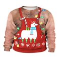 thumbnail image 1 of Ugly Christmas Sweatshirt Men Women Crew Neck Sweatshirt, 1 of 6