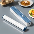 thumbnail image 4 of Refillable Magnetic Plastic Wrap Dispenser with Slide Cutter, Sturdy Food Cling Wrap Film Cutter, Press and Seal Plastic Wrap, Plastic Wrap Dispenser with Cutter, 4 of 6