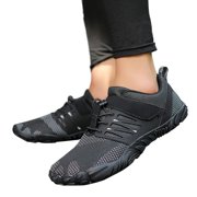IUJSOY Hiking Barefoot Shoes for Women Wide Toe Water Shoes Anti-Slip Sneakers Athletic Shoes