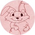 thumbnail image 1 of Ahgly Company Tapis de Zone Rond d'Intérieur Lavable à la Machine, Transitionnel, Pastel Rouge Rose, 3 Pieds Rond, 1 of 7