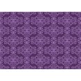 thumbnail image 1 of Ahgly Tapis Rectangulaire Lavable en Machine Intérieur Transitionnel Iris Violet, 8 Pieds x 12 Pieds, 1 of 7