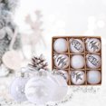 thumbnail image 1 of 50% off Clearance Christmas Ornament Hanging Ball Assorted Pendants Shatterproof Tree Ornaments Decorations In A Reusable Hand-Help Gift Box Ideal For Xmas,Party, 1 of 8