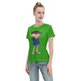 thumbnail image 4 of T-Shirt Basique à Manches Courtes pour Femmes Detective Conan Conan, 4 of 6