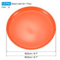 thumbnail image 2 of Unique Bargains Flying Disc 9 Inch 65 Gram Sport Training Disk, Orange, White, 2 Pack, 2 of 6